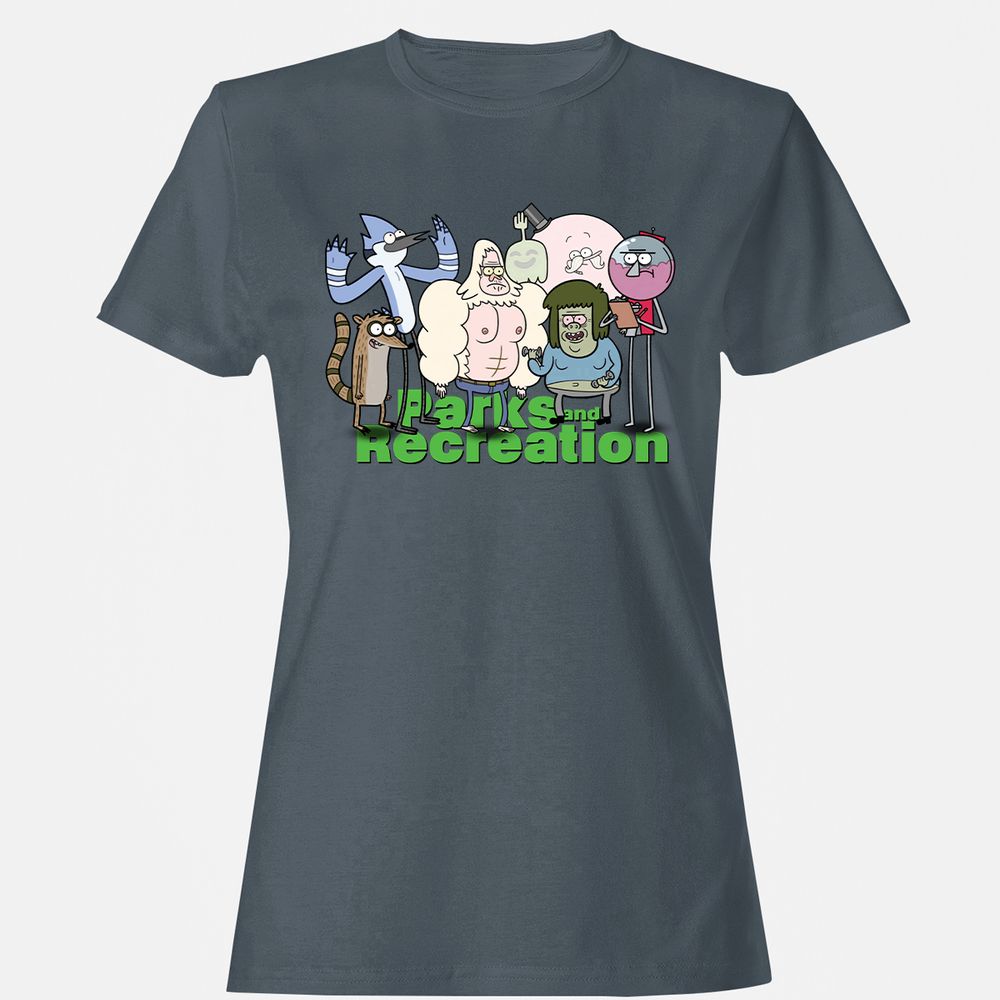 Women's T-Shirt - 5B6QSWMG - Charcoal - 3