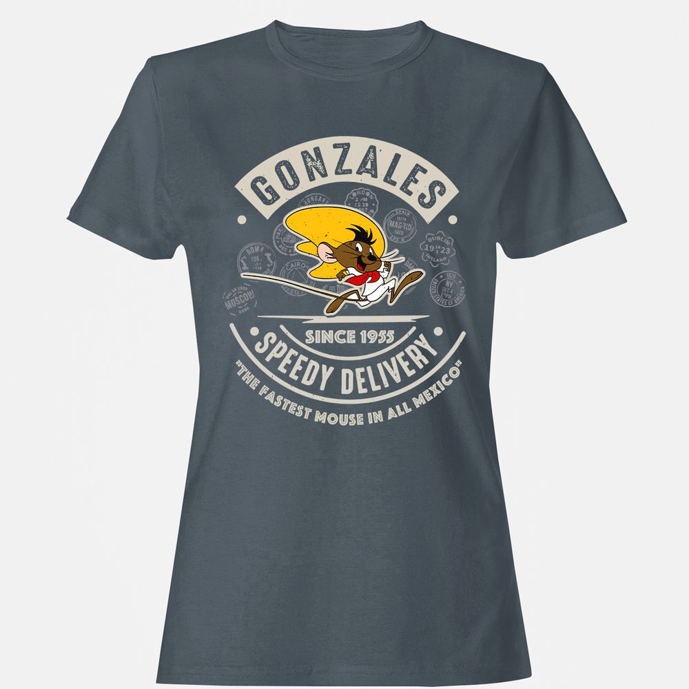Women's T-Shirt - SBYV7E6M - Charcoal - 3