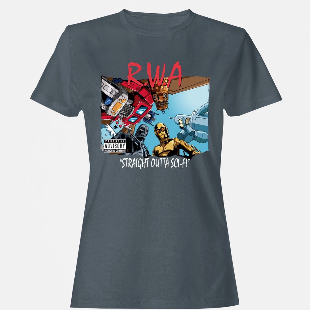 Women's T-Shirt - 9HFRHQR4 - Charcoal - 3