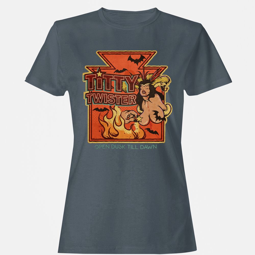 Women's T-Shirt - QAFDMJAM - Charcoal - 3