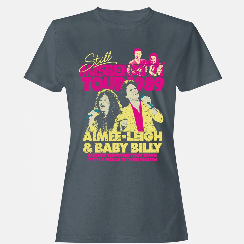Women's T-Shirt - 5JUTXZDU - Charcoal - 3