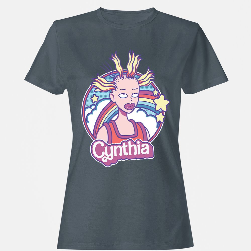 Women's T-Shirt - ZVV2P859 - Charcoal - 3
