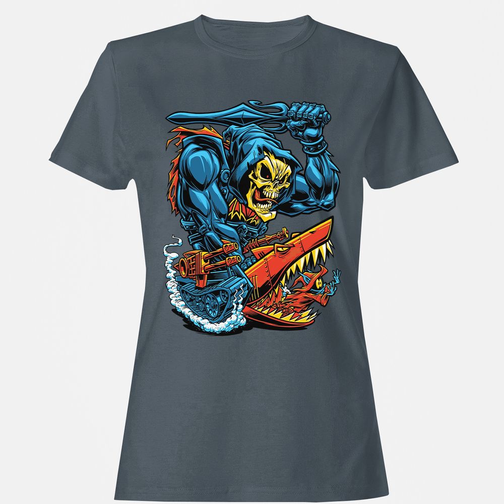 Women's T-Shirt - EN1P7WKU - Charcoal - 3