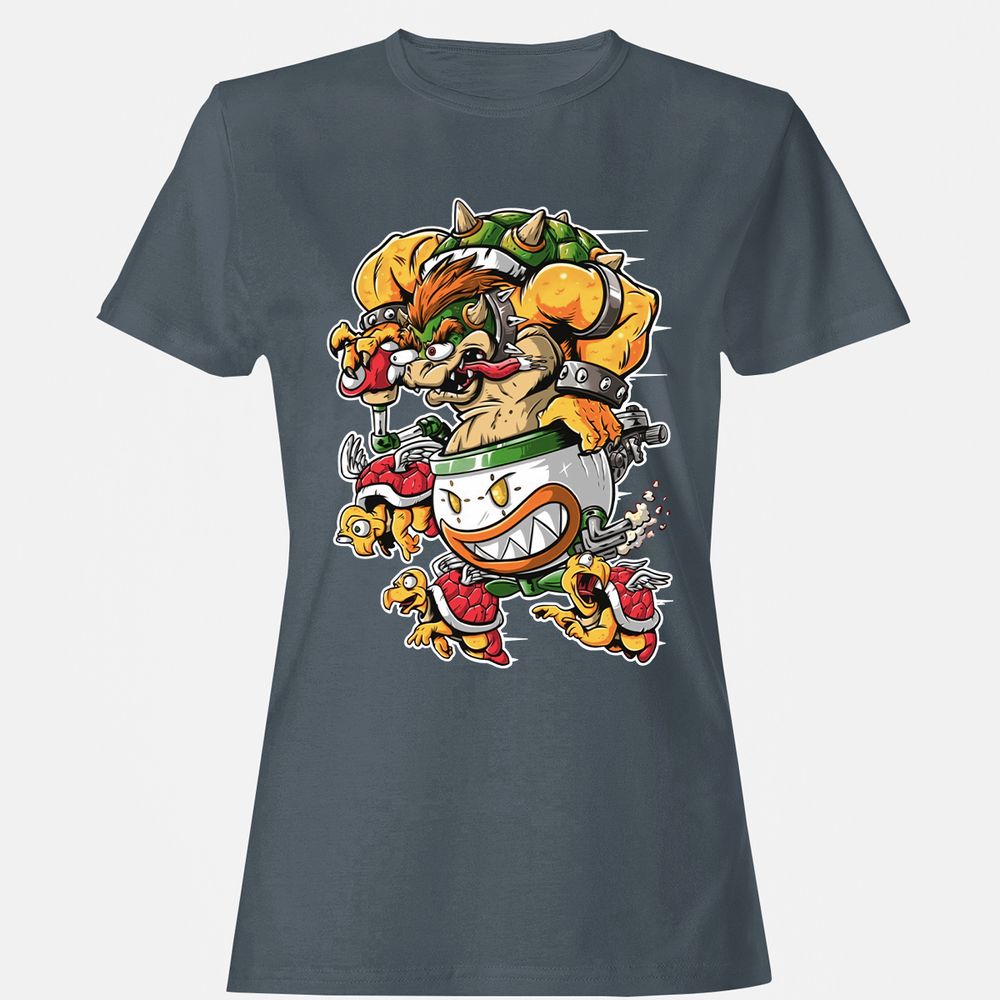 Women's T-Shirt - 4EQMYARK - Charcoal - 3