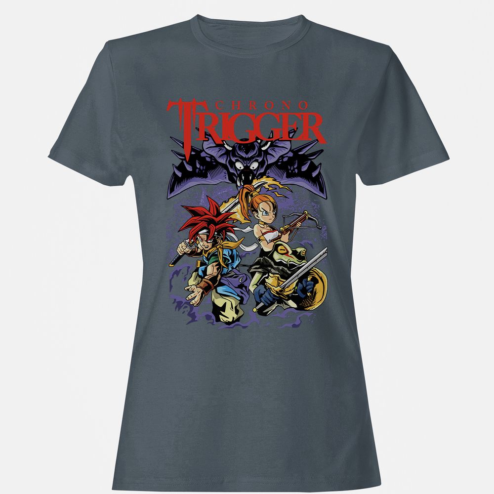 Women's T-Shirt - SRW1J2MR - Charcoal - 3