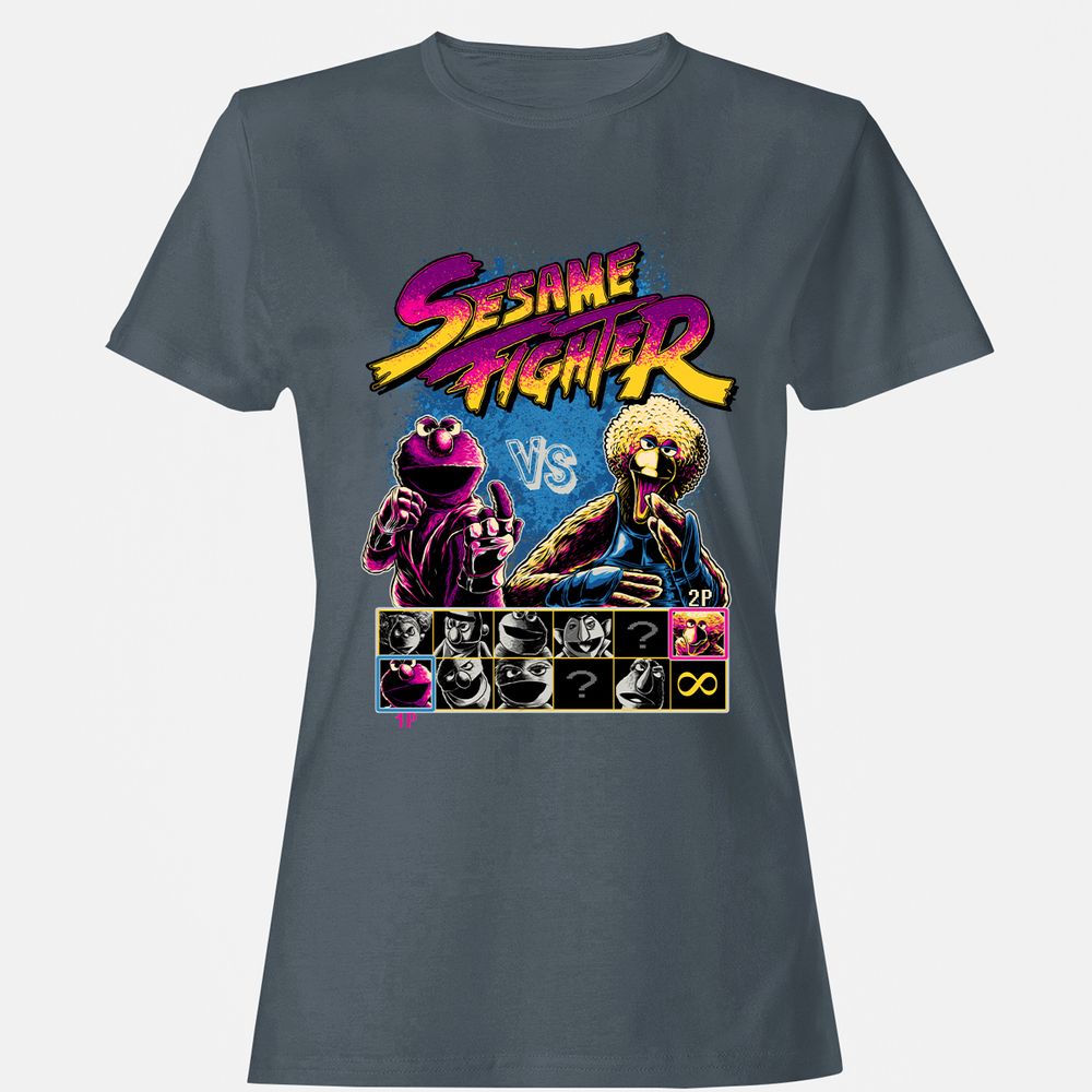 Women's T-Shirt - B4GA6F8C - Charcoal - 3