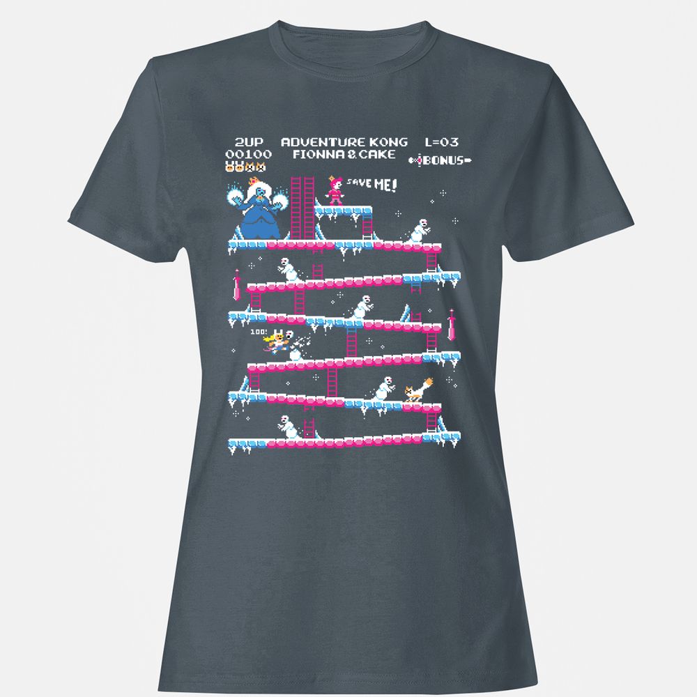 Women's T-Shirt - 8C345VUJ - Charcoal - 3