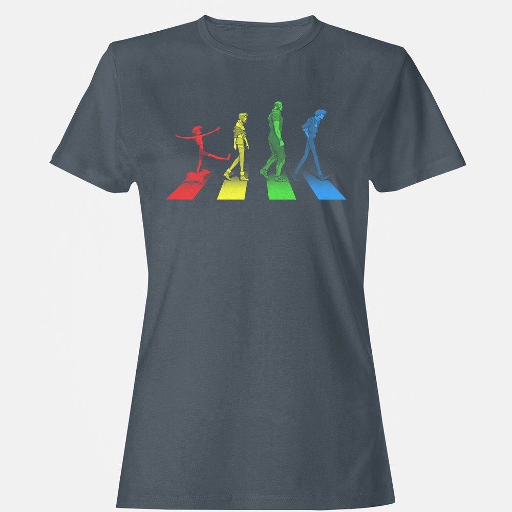 Women's T-Shirt - 9S6BDUNQ - Charcoal - 3