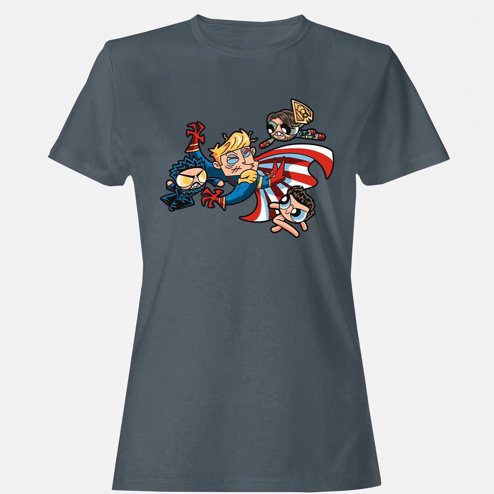 Women's T-Shirt - GDEFYQR9 - Charcoal - 3