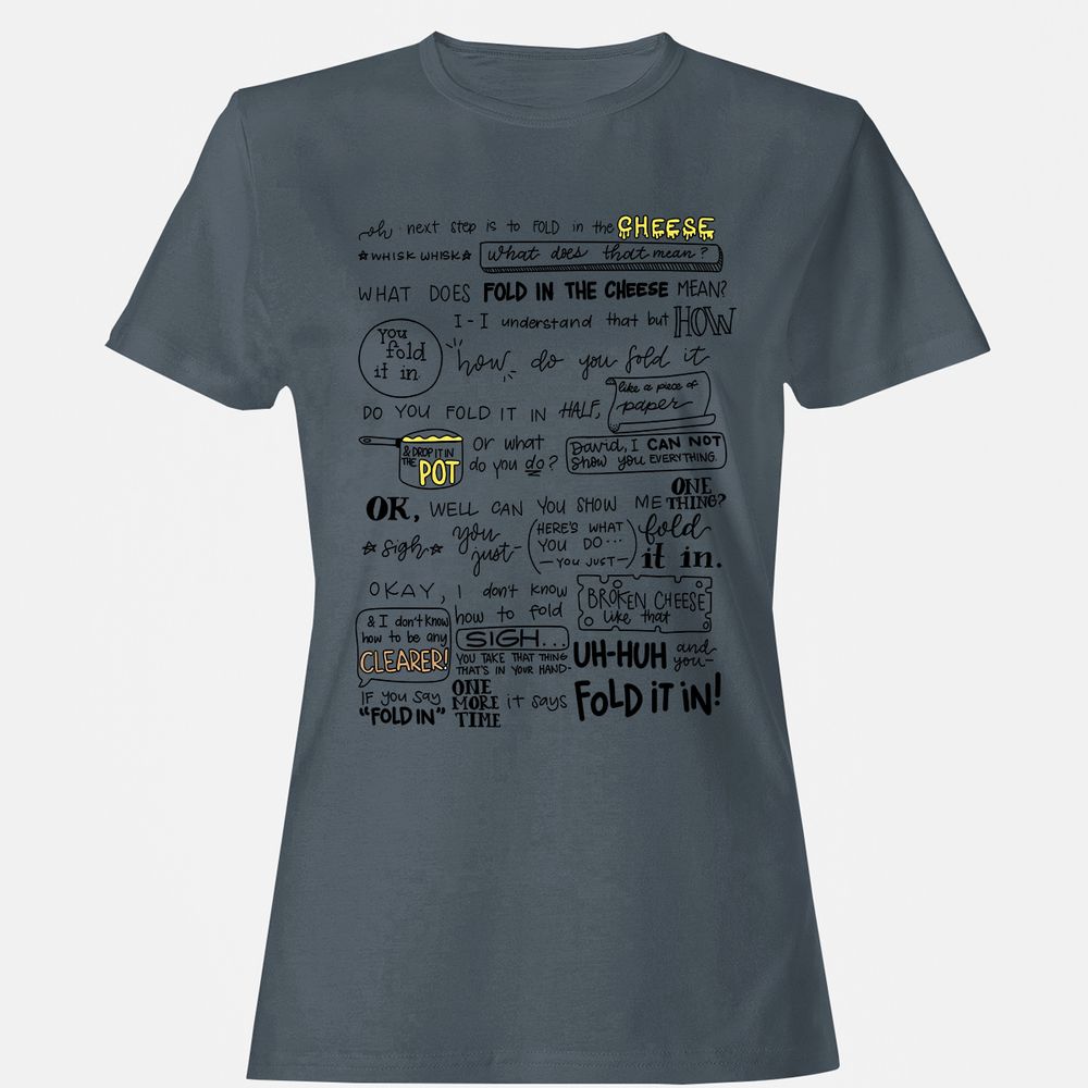 Women's T-Shirt - YB2RGPM1 - Charcoal - 3