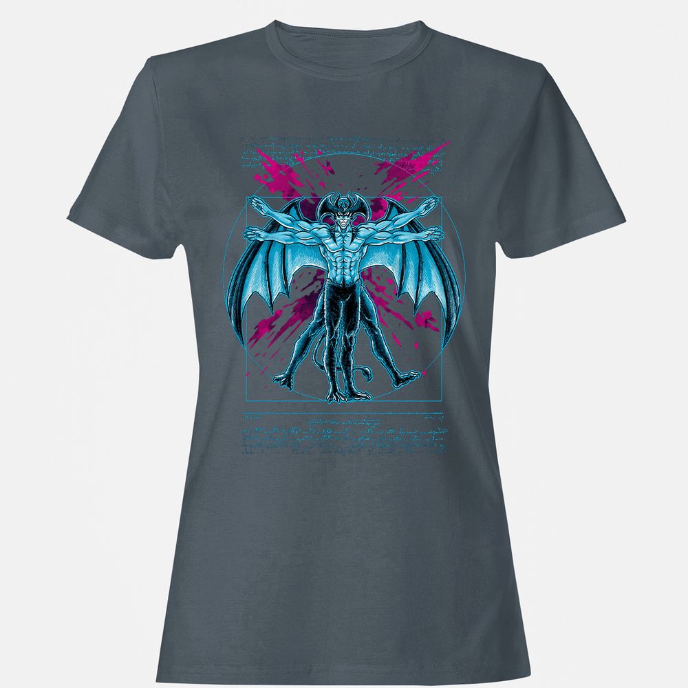 Women's T-Shirt - U9L3NECX - Charcoal - 3