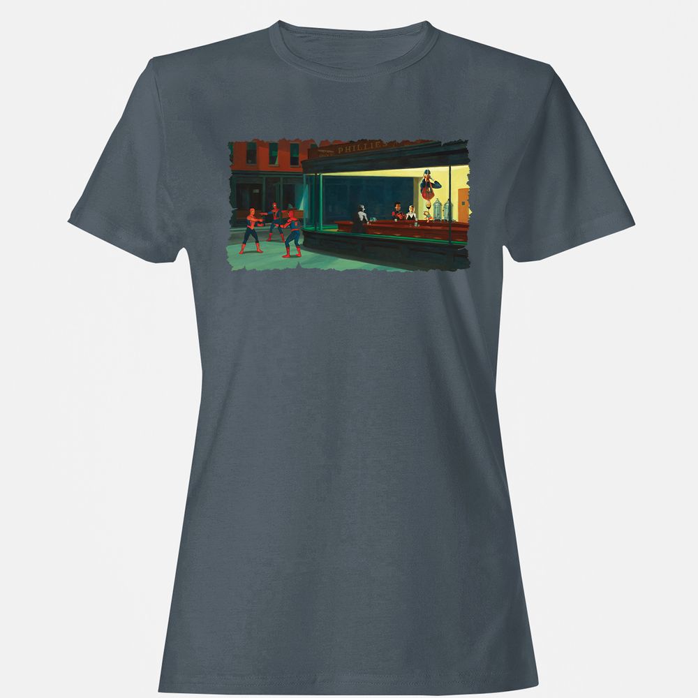 Women's T-Shirt - 3CV5GW8K - Charcoal - 3