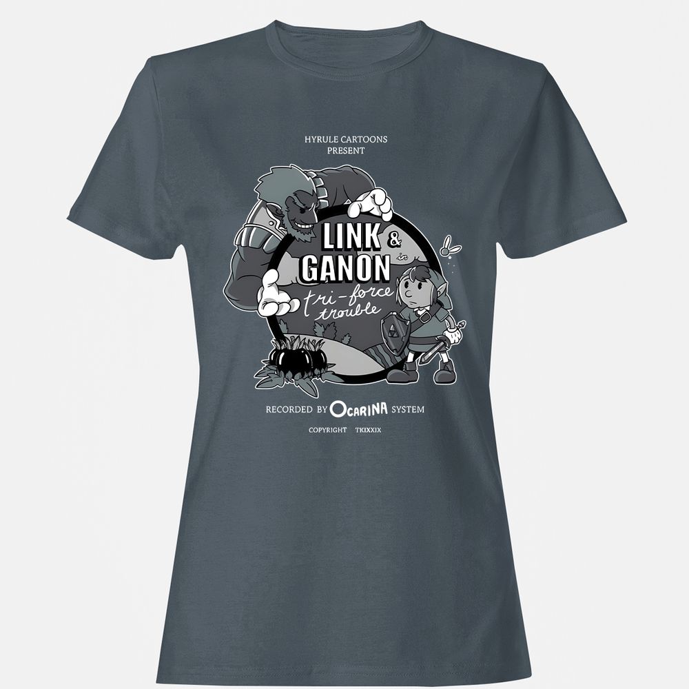 Women's T-Shirt - MHYL88ZX - Charcoal - 3