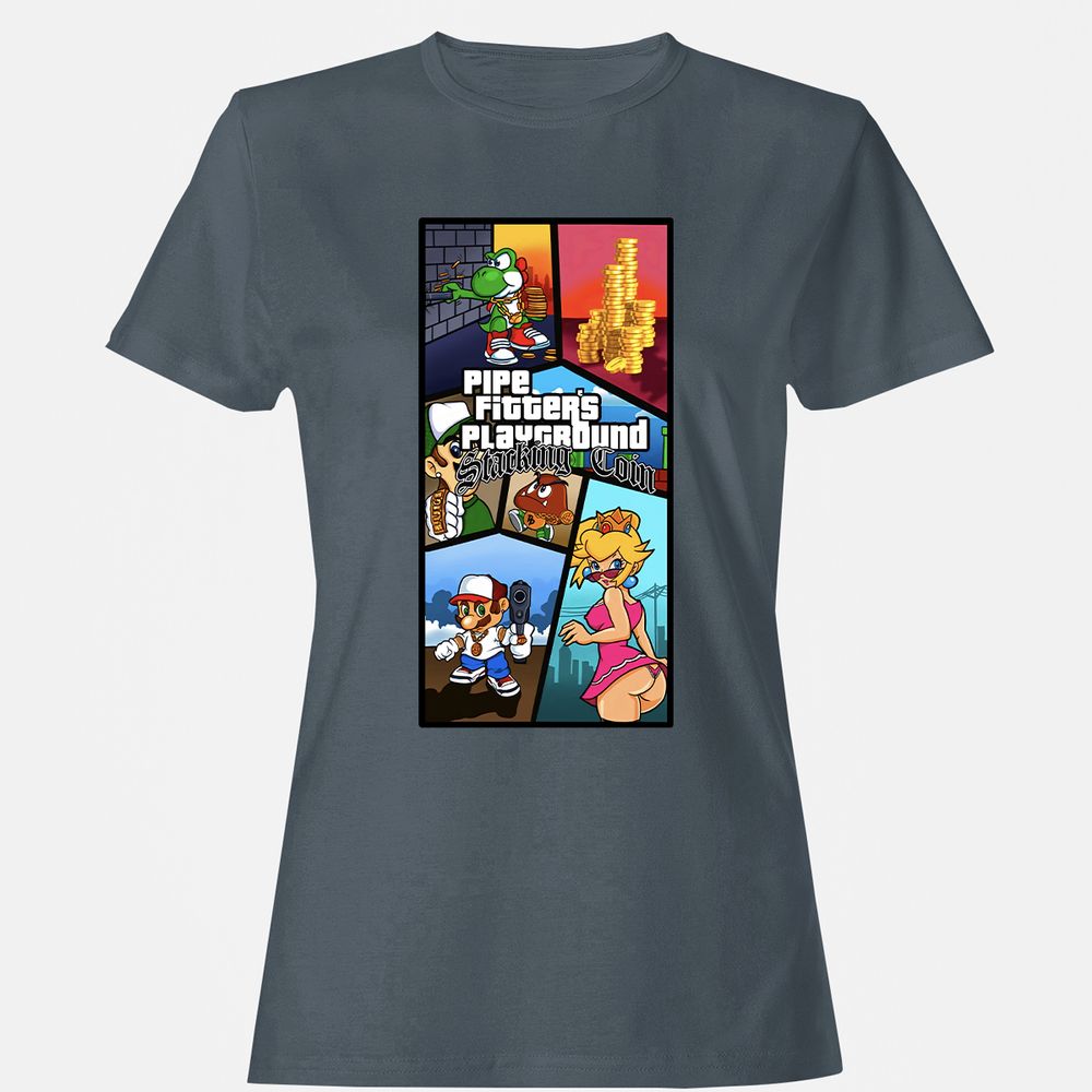 Women's T-Shirt - YK19UPEF - Charcoal - 3