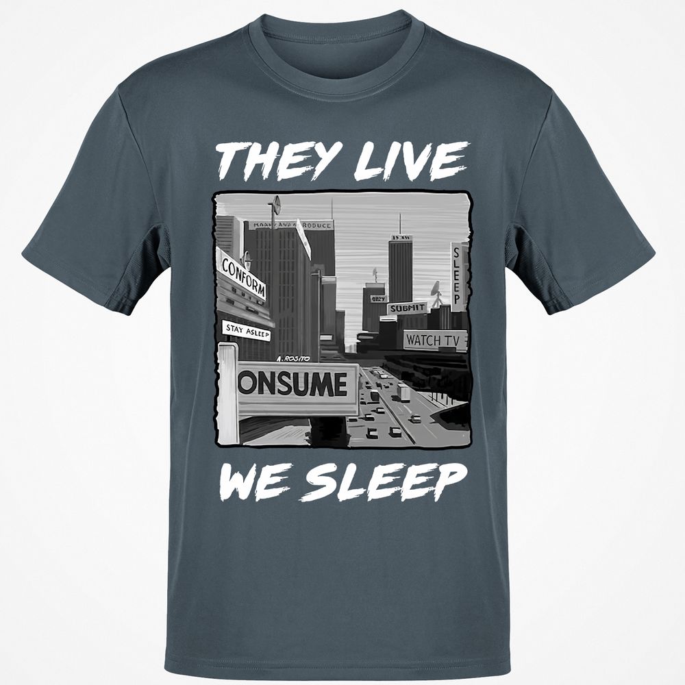 Classic Unisex T-Shirt - ZVFMG6J5 - Charcoal - 3