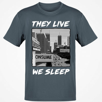 Classic Unisex T-Shirt - ZVFMG6J5 - Charcoal - 3