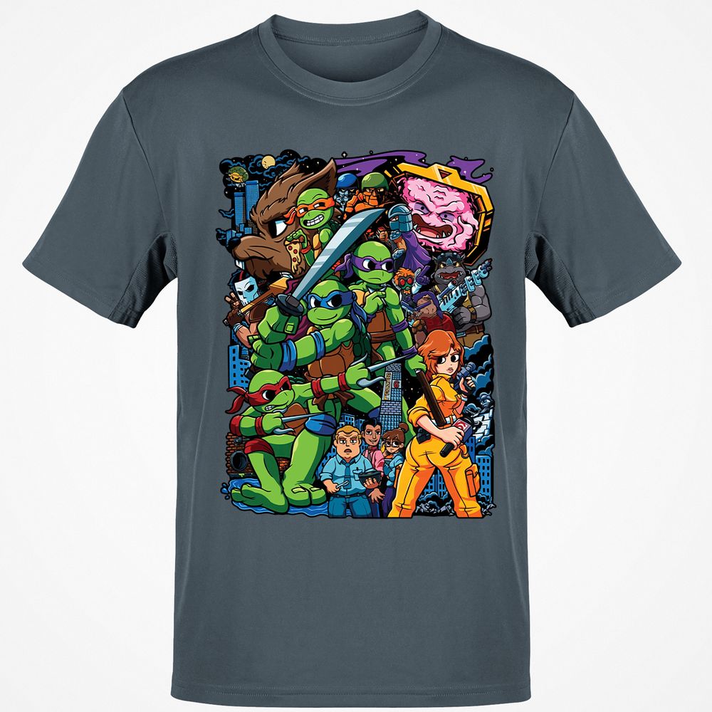 Classic Unisex T-Shirt - HUMQPNWC - Charcoal - 3