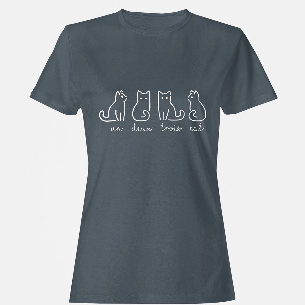 Women's T-Shirt - QFMMNEUU - Charcoal - 3