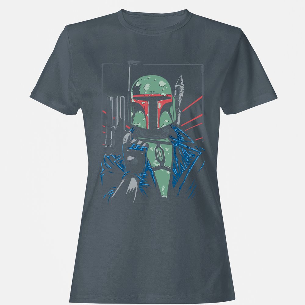 Women's T-Shirt - HGQRSK83 - Charcoal - 3