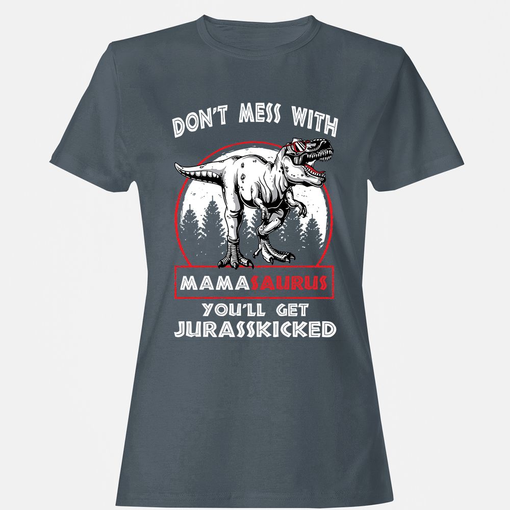 Women's T-Shirt - A8JQCE7Q - Charcoal - 3