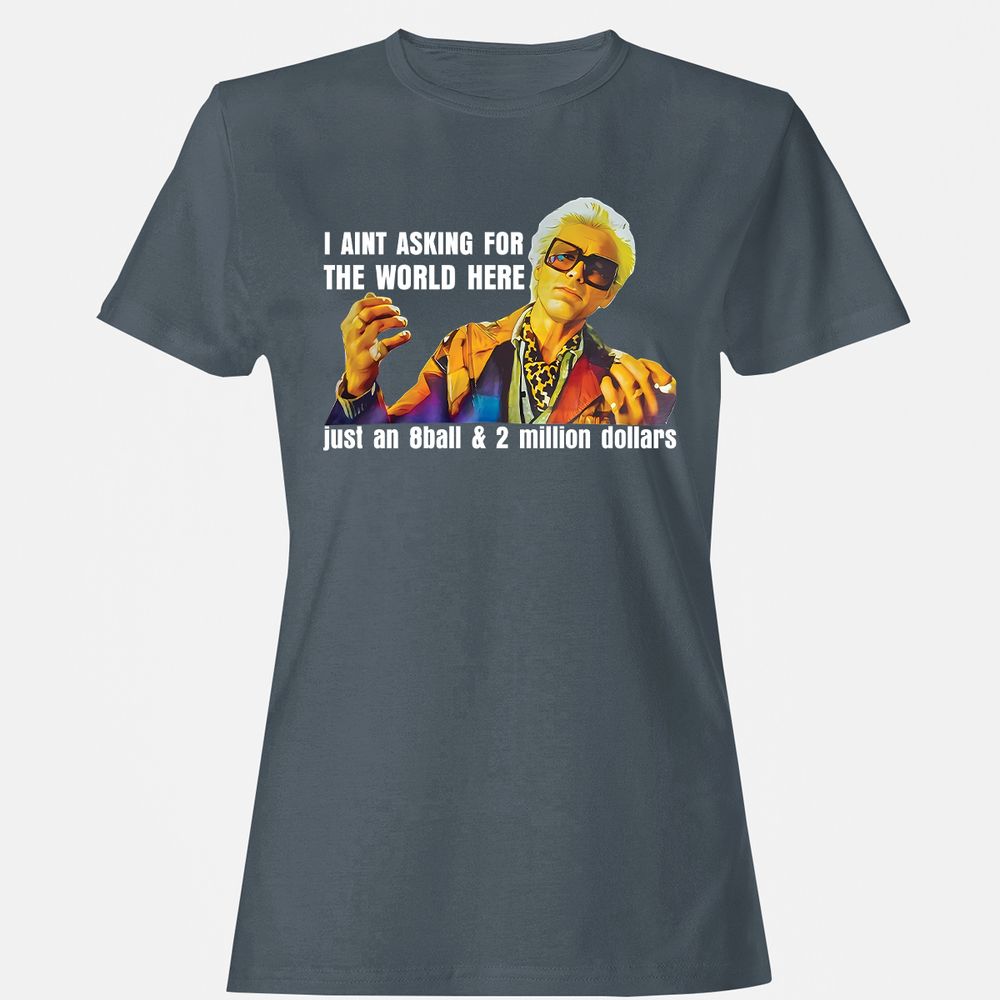 Women's T-Shirt - RLLKBVX3 - Charcoal - 3