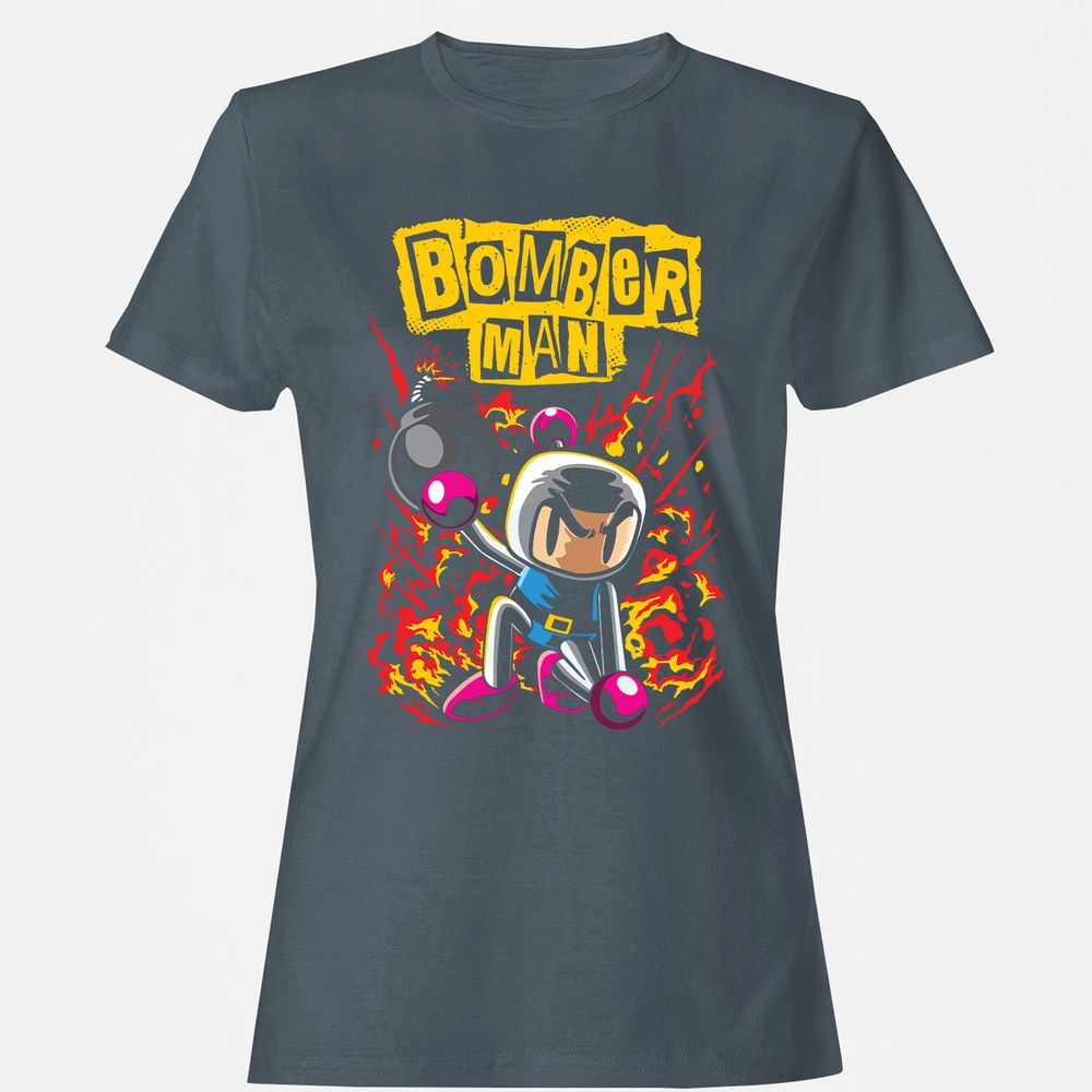 Women's T-Shirt - JY5JBZL2 - Charcoal - 3