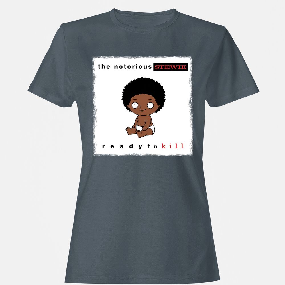 Women's T-Shirt - N3HJ1UYC - Charcoal - 3