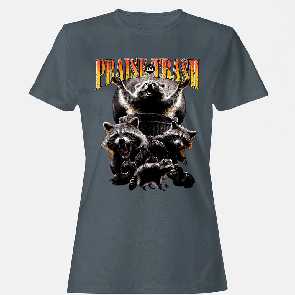 Women's T-Shirt - S5HHBF2G - Charcoal - 3
