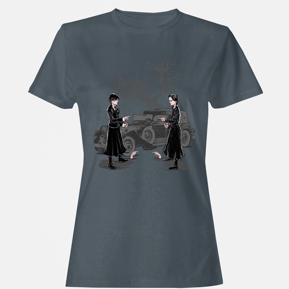 Women's T-Shirt - ETX8REJ7 - Charcoal - 3