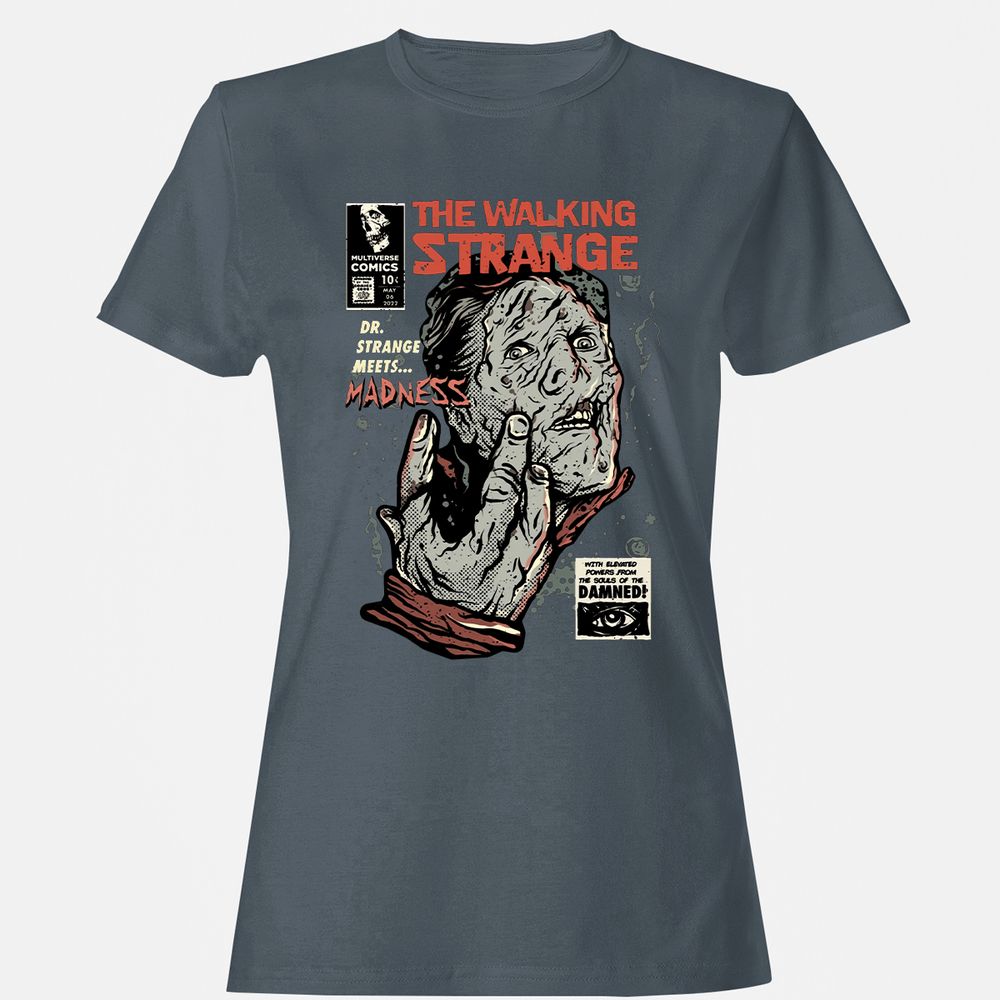 Women's T-Shirt - GQ141KCZ - Charcoal - 3