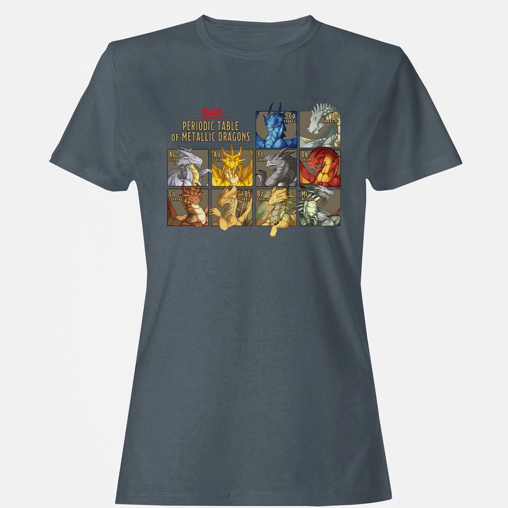 Women's T-Shirt - GU9M4LHF - Charcoal - 3