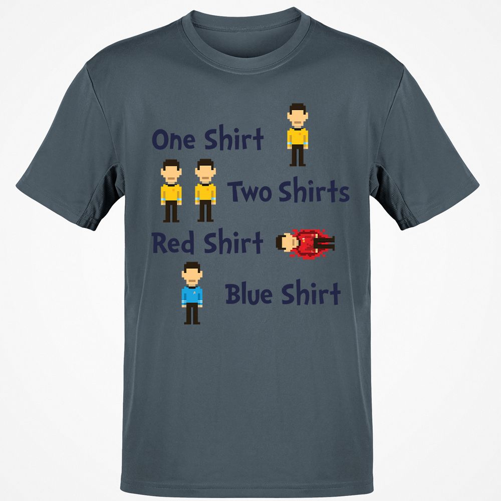 Red Shirt, Blue Shirt - Charcoal - 3