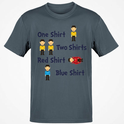 Red Shirt, Blue Shirt - Charcoal - 3