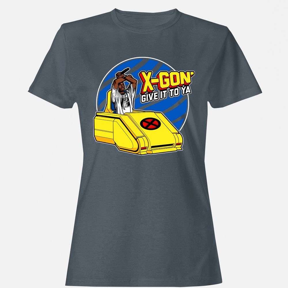 Women's T-Shirt - H6RVNXA1 - Charcoal - 3