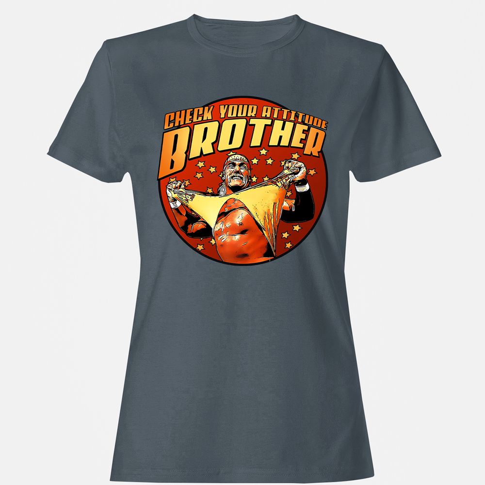Women's T-Shirt - X8XVJL8N - Charcoal - 3