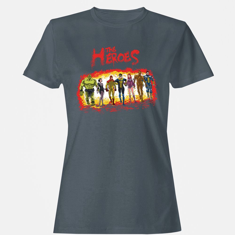 Women's T-Shirt - W5HHP1VY - Charcoal - 3