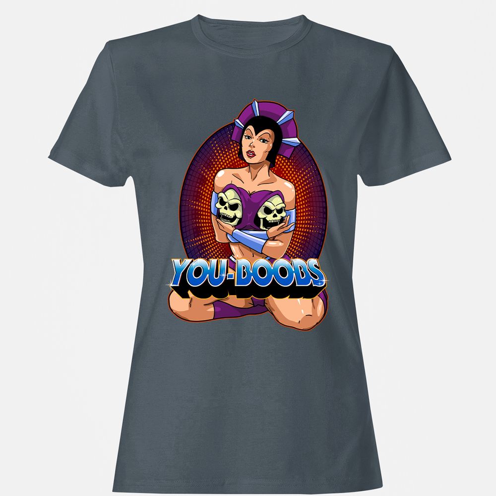 Women's T-Shirt - HF6PL3HT - Charcoal - 3