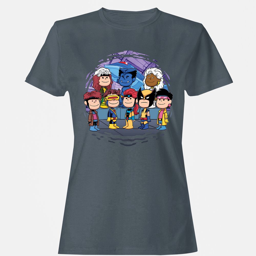 Women's T-Shirt - AHXU1BEW - Charcoal - 3