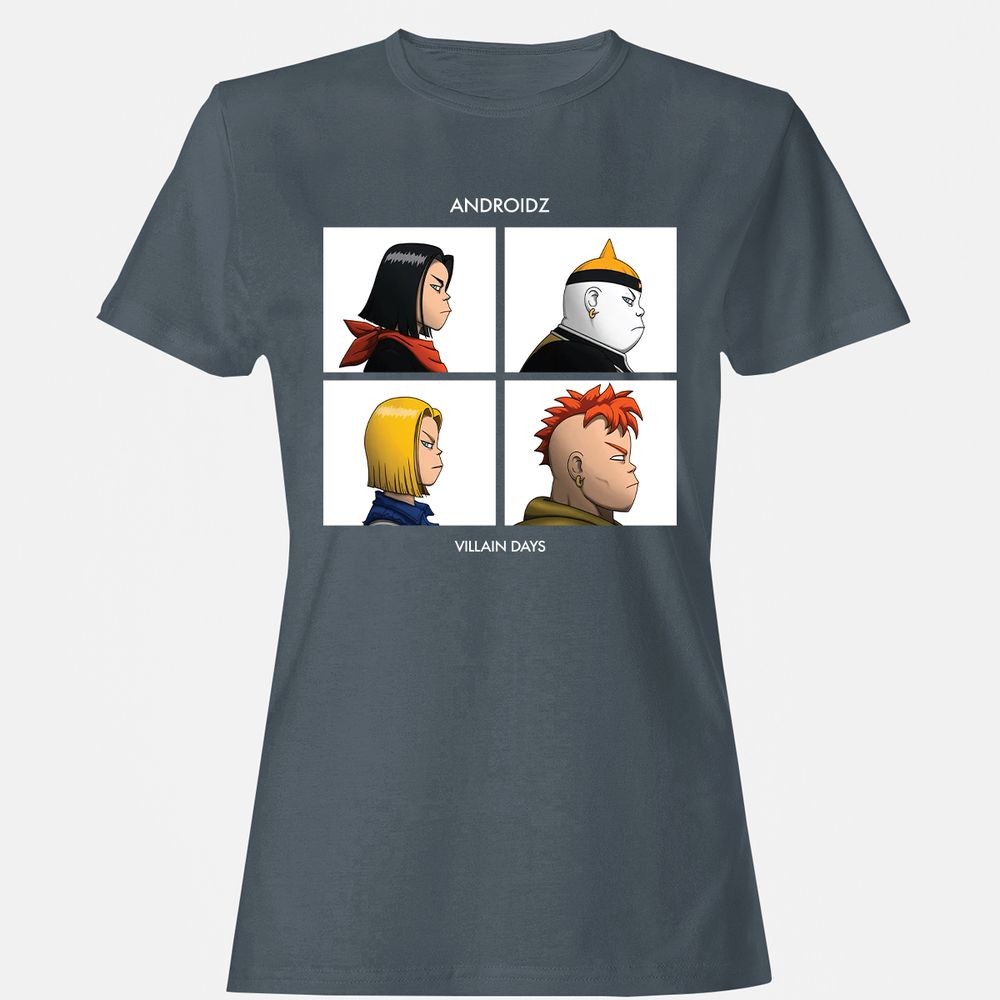 Women's T-Shirt - 7L74A5X1 - Charcoal - 3