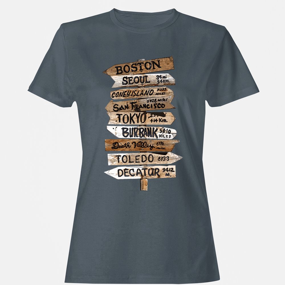 Women's T-Shirt - VGWEPE44 - Charcoal - 3