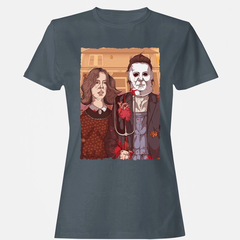 Women's T-Shirt - W82Z2YNA - Charcoal - 3