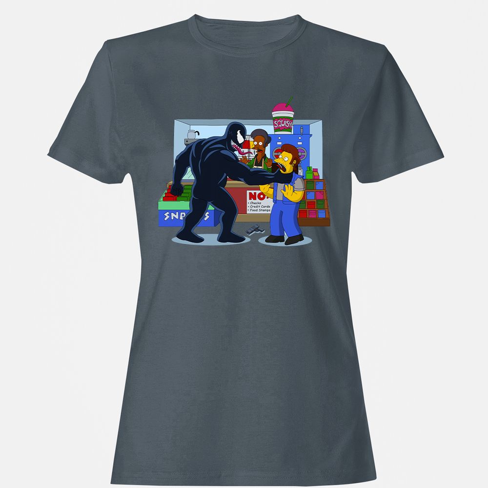 Women's T-Shirt - NSU4ERHZ - Charcoal - 3