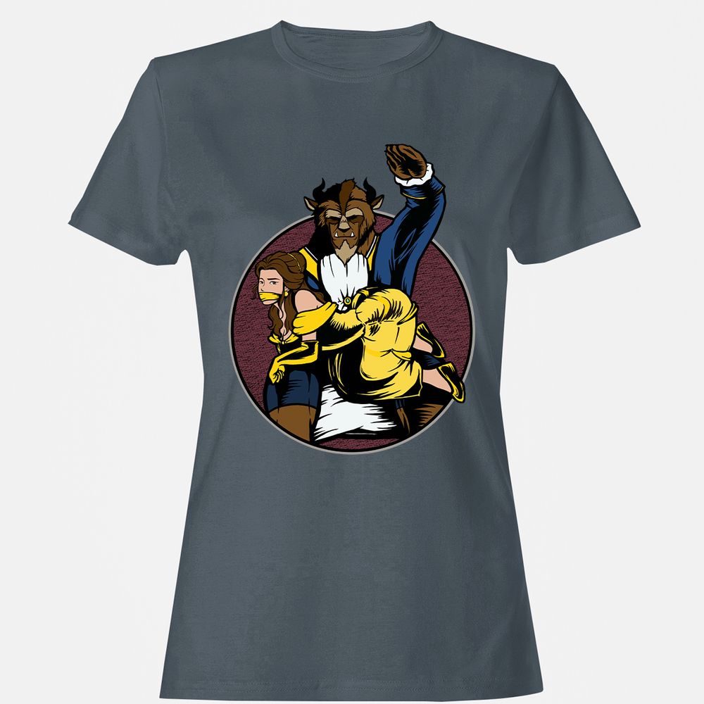 Women's T-Shirt - 69PQ7M5L - Charcoal - 3