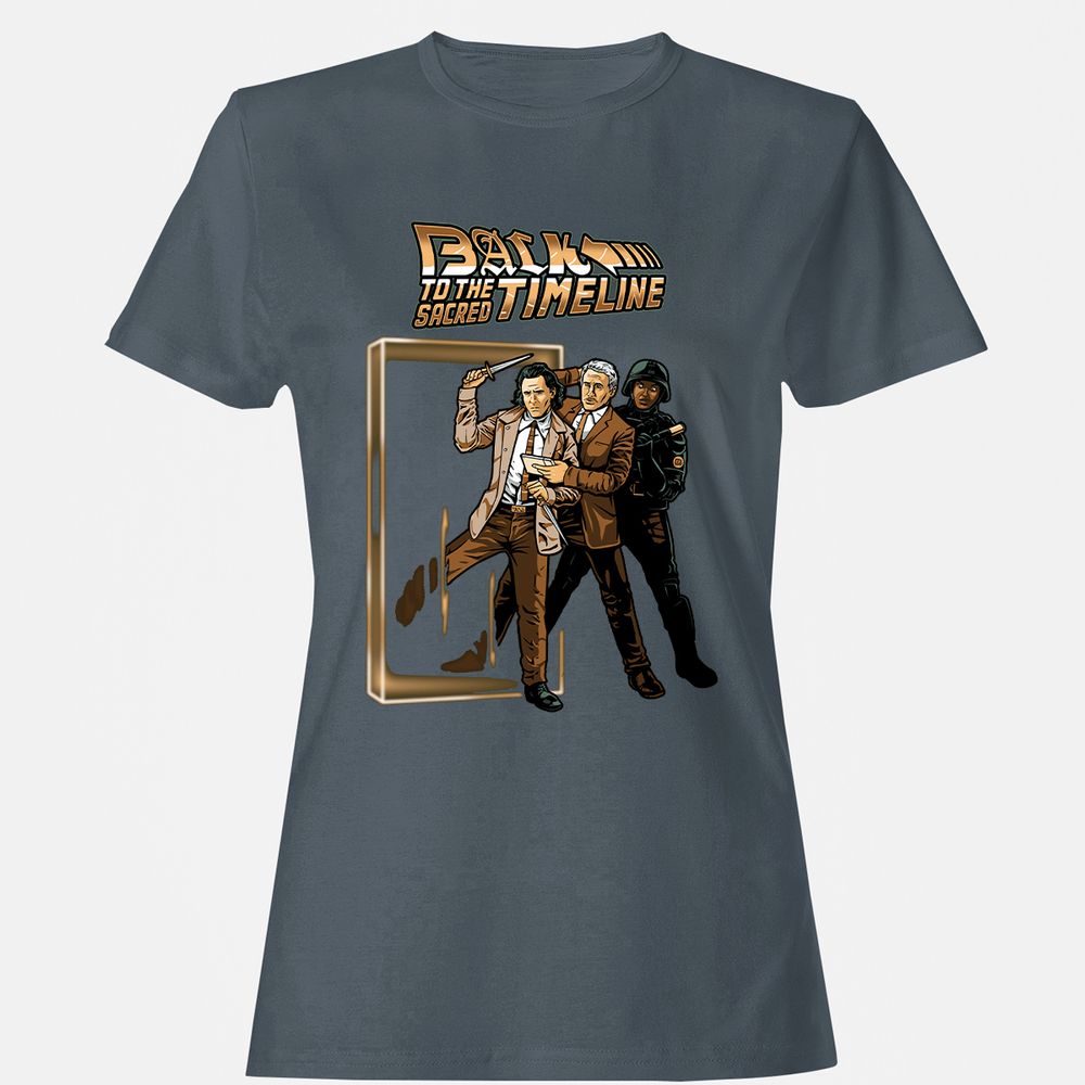 Women's T-Shirt - 5ZYWWG2Y - Charcoal - 3