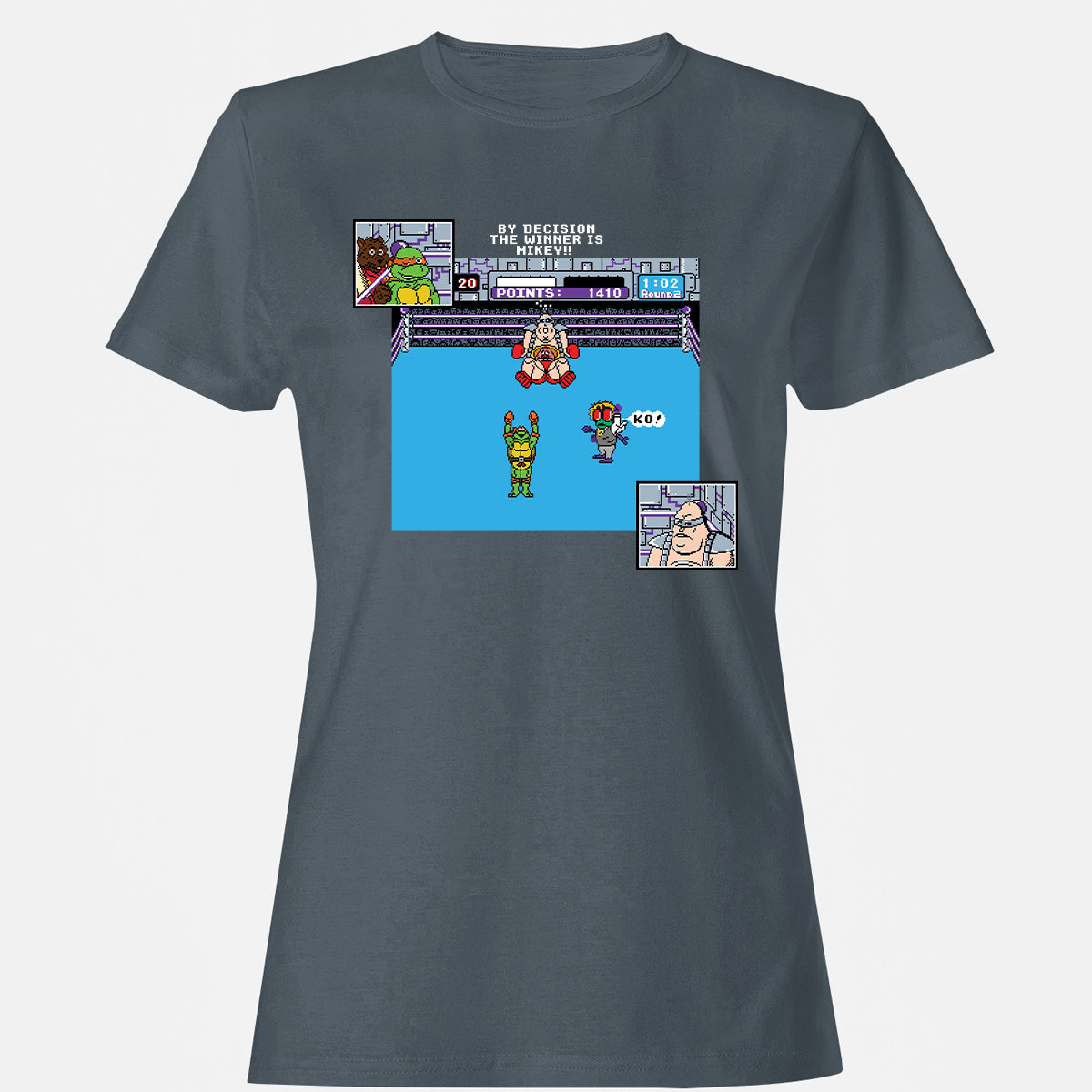 Women's T-Shirt - ZGR9FYN7 - Charcoal - 3