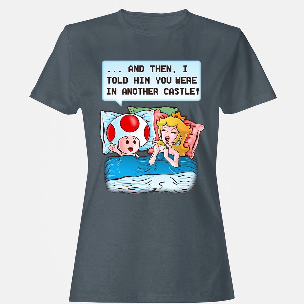 Women's T-Shirt - TY68XDHX - Charcoal - 3