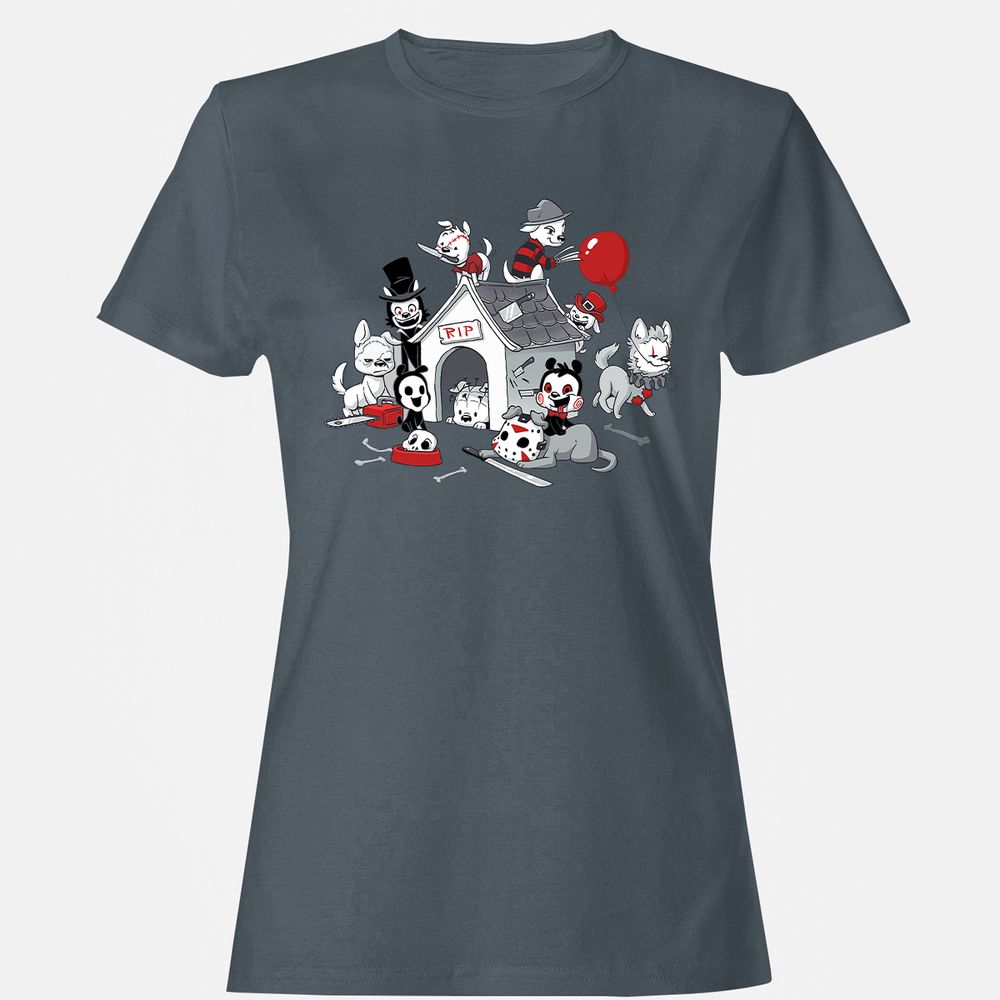 Women's T-Shirt - VL1QESMF - Charcoal - 3