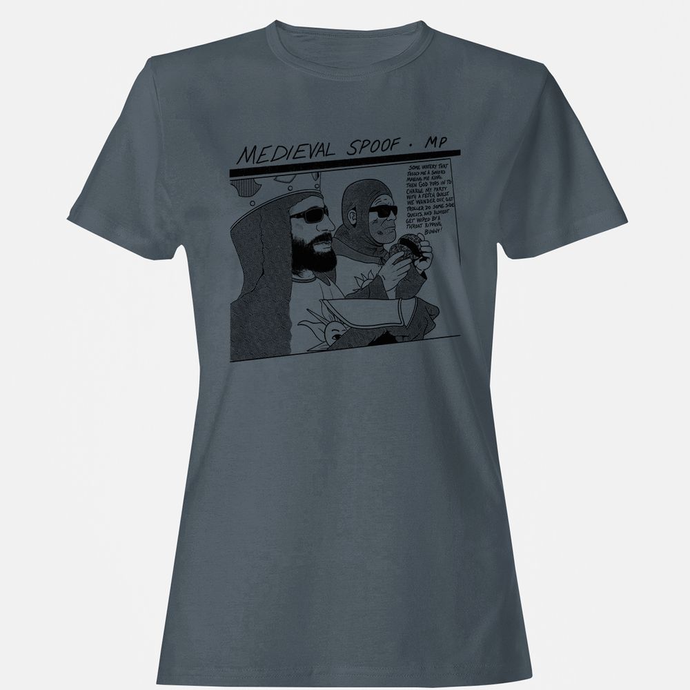 Women's T-Shirt - AQTQR76U - Charcoal - 3