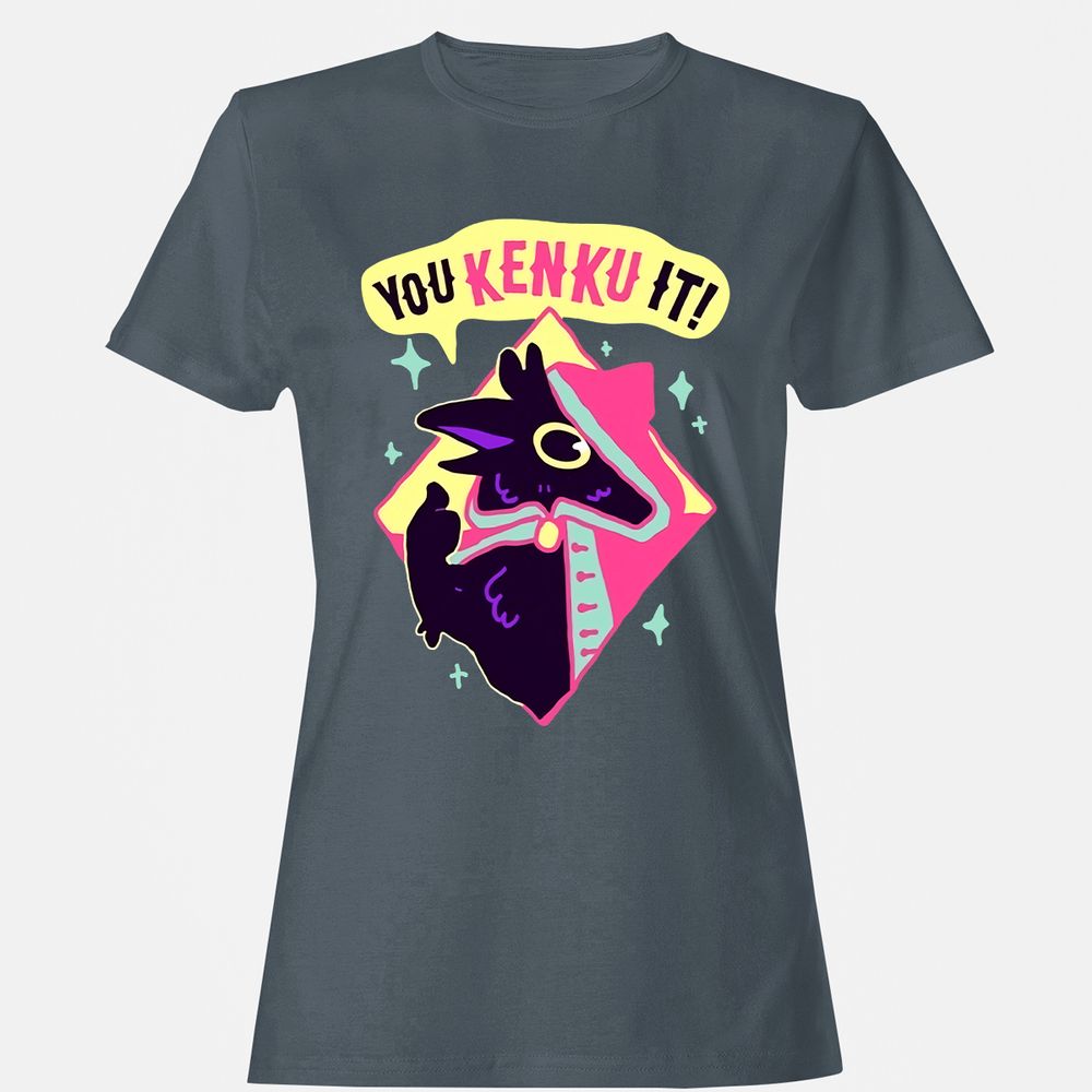 Women's T-Shirt - 9Q5ZTBGV - Charcoal - 3