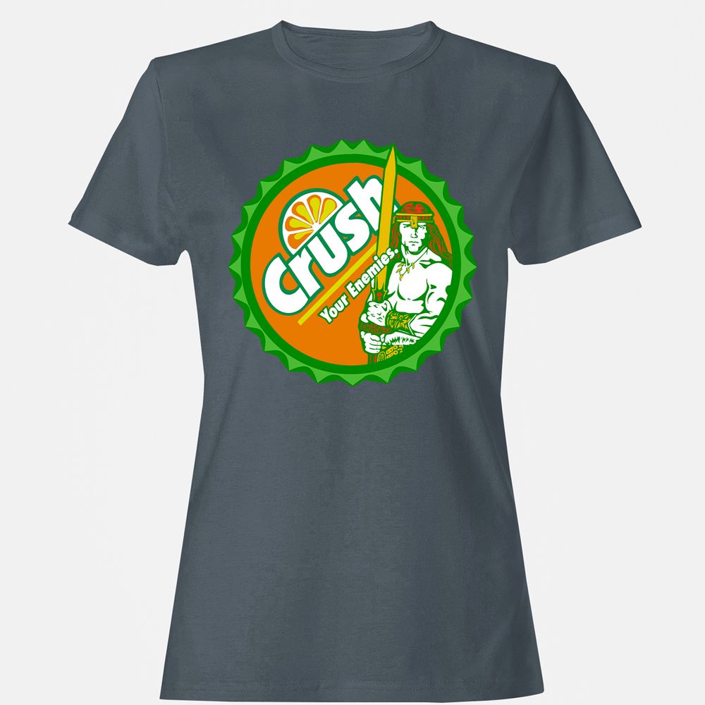 Women's T-Shirt - ALFGALQM - Charcoal - 3